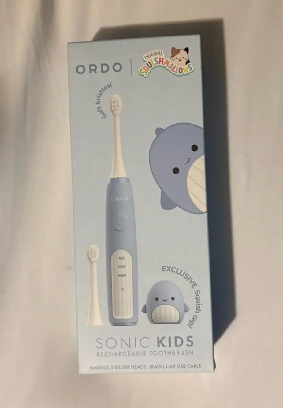 Ordo Sonic Kids Sonic Rechargeable 3-Speed Timer Travel Cap Blue Squishmallows